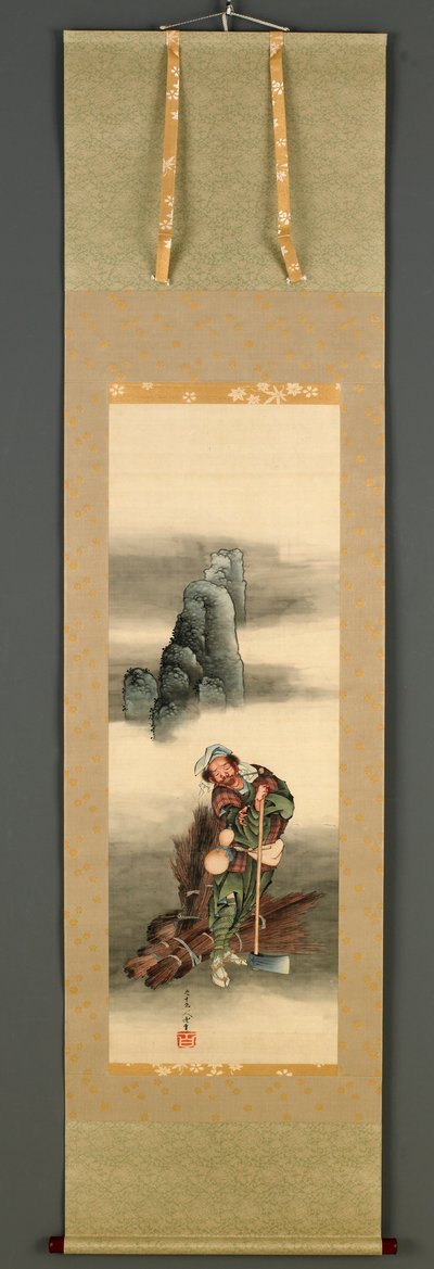 Taglialegna, Periodo Edo, 1849 da Katsushika Hokusai