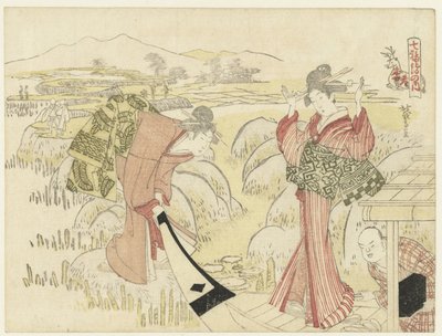Donne vicino a una barca da Katsushika Hôtei Hokuga
