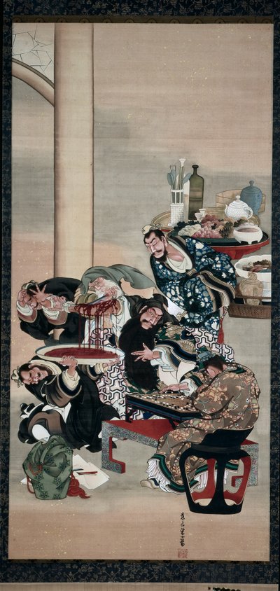 Operazione sul Braccio di Guanyu, 1840s da Katsushika Ōi