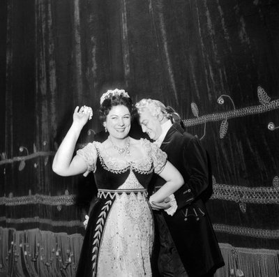 Renata Tebaldi e Tito Gobbi alla Scala, Milano da Alec Hunter