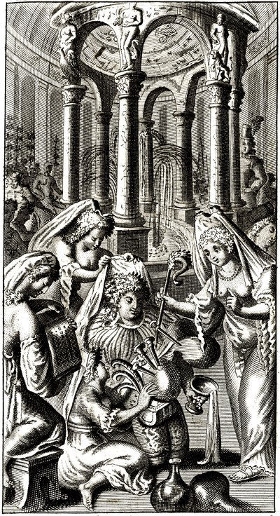 La fontana fantastica che dà il gusto del vino a chi la beve (Rabelais) da Alec Hunter