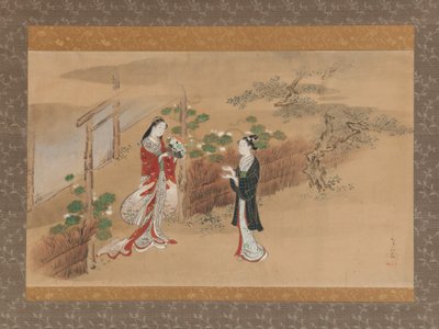 Volti serali capitolo Yugao da Il racconto di Genji da Kawamata Tsunemasa