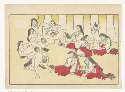 Guardare vagine da Kawanabe Kyosai