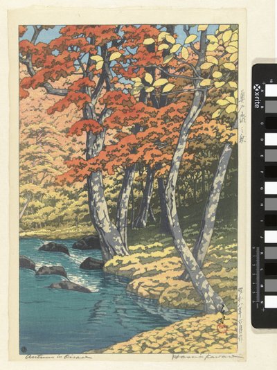 Autunno a Oirase da Kawase Hasui (signed by artist)