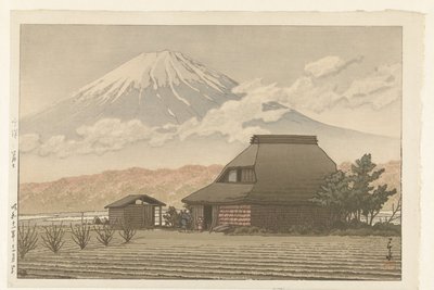 Il Fuji dal villaggio di Narusawa da Kawase Hasui