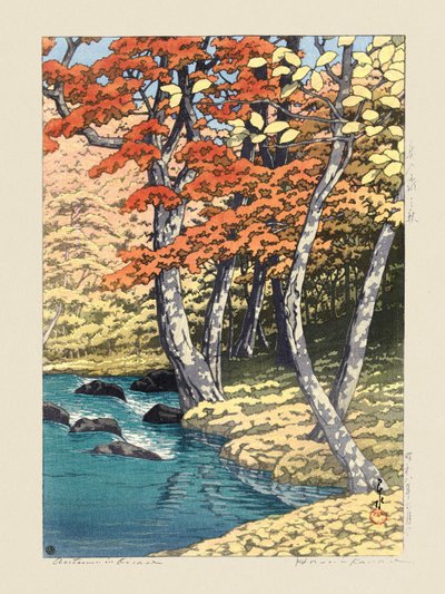 Autunno a Oirase (1933) da Kawase Hasui