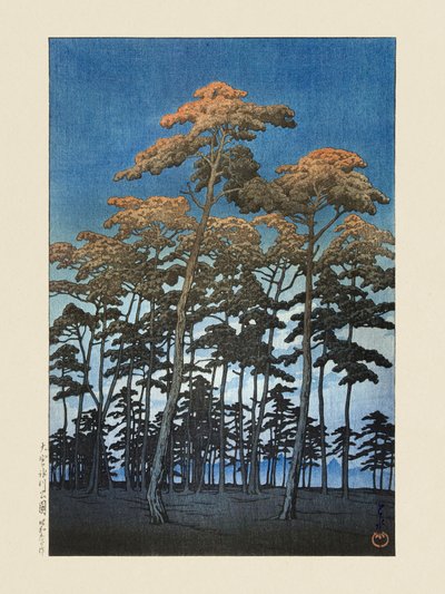 Il Parco Hikawa a Omiya (1930) di Kawase Hasui e Watanabe Shozaburo da Kawase Hasui