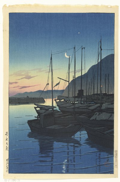 Mattina a Beppu (terza serie di souvenir di viaggio) da Kawase Hasui