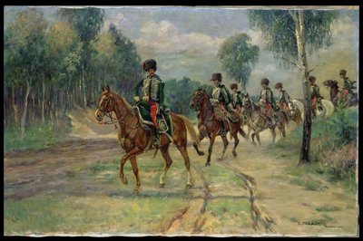 Squadrone di Ussari, c.1920 da Kazimierz Pulaski