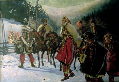 Matrimonio Hucul, 1909 da Kazimierz Sichulski