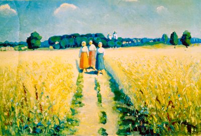 Tre donne sulla strada, dopo il 1927 da Kazimir Severinovich Malevich