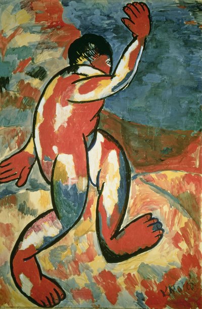 Un bagnante, 1911 da Kazimir Severinovich Malevich