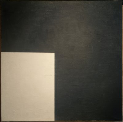 Bianco e nero. Composizione suprematista da Kazimir Severinovich Malevich