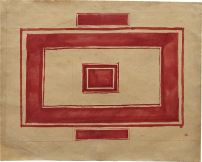 Piano del soffitto per il Teatro Rosso, Leningrado da Kazimir Severinovich Malevich