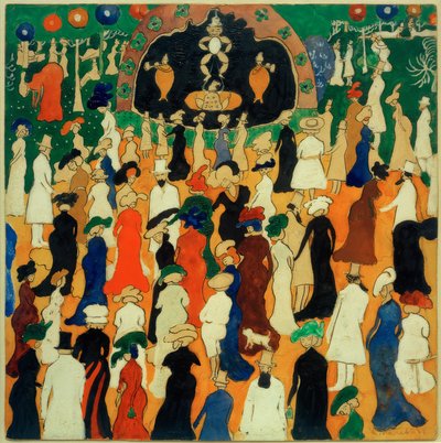 Società elegante da Kazimir Severinovich Malevich
