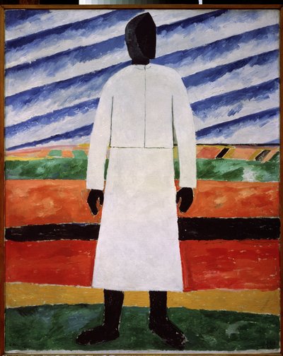 Moglie del contadino con il viso nero da Kazimir Severinovich Malevich