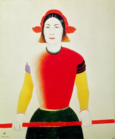 Ragazza con un palo da Kazimir Severinovich Malevich