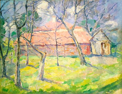Paesaggio vicino a Kiev, 1930 da Kazimir Severinovich Malevich