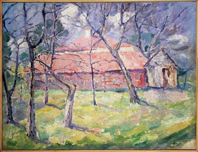 Paesaggio vicino a Kiev, Ucraina da Kazimir Severinovich Malevich