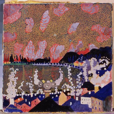 Piccola città da Kazimir Severinovich Malevich