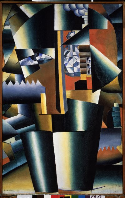 Ritratto di Ivan Klyun da Kazimir Severinovich Malevich