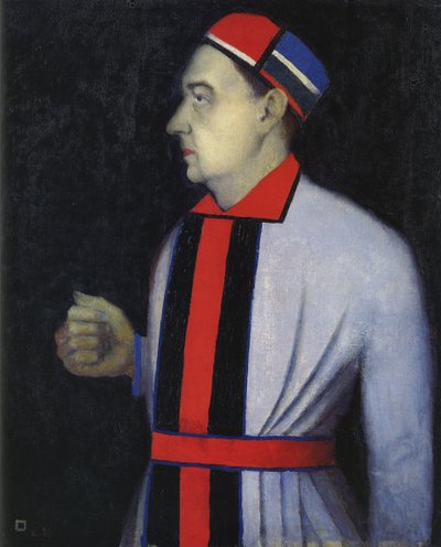 Ritratto di Nikolai Punin da Kazimir Severinovich Malevich