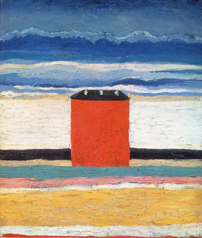 Casa rossa, 1932 da Kazimir Severinovich Malevich