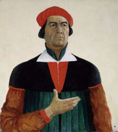 Autoritratto, 1933 da Kazimir Severinovich Malevich