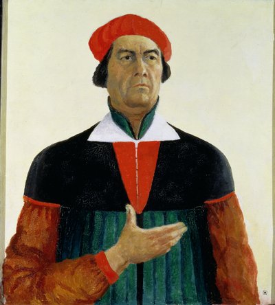 Autoritratto come artista da Kazimir Severinovich Malevich