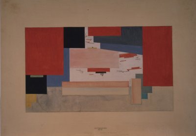 Suprematismo. Schizzo per un sipario teatrale da Kazimir Severinovich Malevich