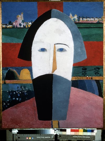 Testa di un contadino da Kazimir Severinovich Malevich