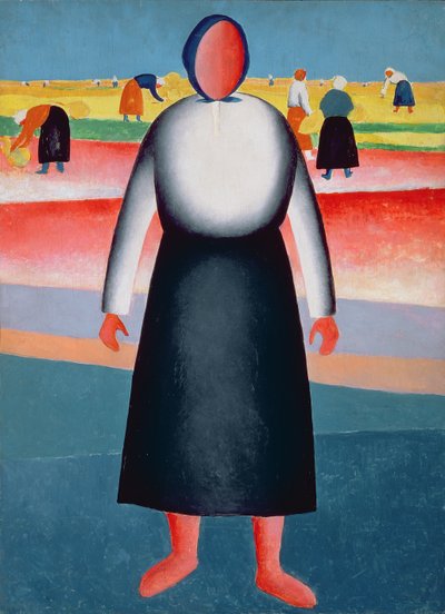 Il Raccolto, studio per un dipinto, 1928-32 da Kazimir Severinovich Malevich