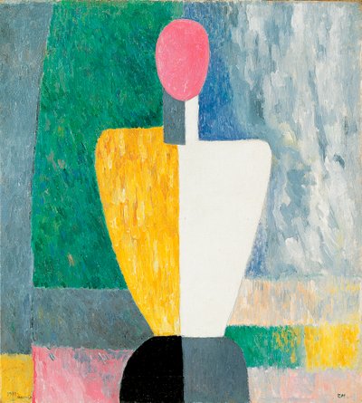 Figura di torso con viso rosa, 1928-1932 da Kazimir Severinovich Malevich