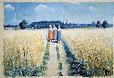 Tre donne sulla strada da Kazimir Severinovich Malevich