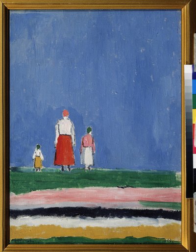 Tre personaggi da Kazimir Severinovich Malevich