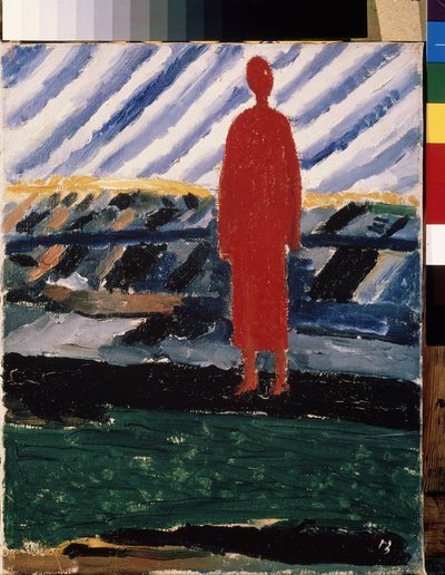 Una figura rossa da Kazimir Severinovich Malevich