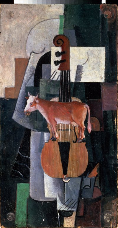 Mucca e violino da Kazimir Severinovich Malevich