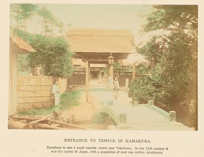 Ingresso al tempio di Kamakura da Kazumasa Ogawa