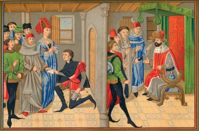 Scena dal racconto di Renaud De Montauban, XV secolo, 1849 da Kellerhoven