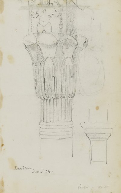 Dendera, 5 febbraio 1844 da Kellogg, Miner Kilbourne