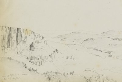 Mare di Tiberiade dalla strada per Jafed da Kellogg, Miner Kilbourne
