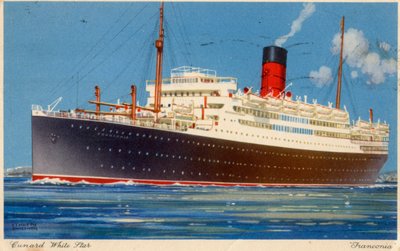 Transatlantico della Cunard Line RMS 
