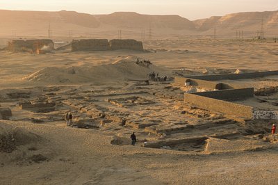 Abydos, panoramica del sito dell