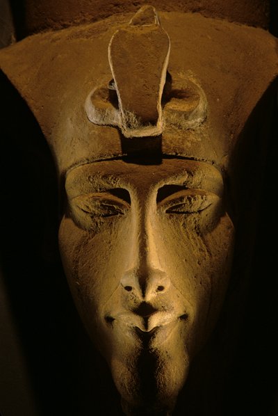 Statua colossale di Akhenaton, Amenhotep IV, Museo Egizio, Il Cairo, Nuovo Regno, Faraone da Kenneth Garrett