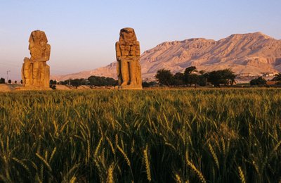 Colossi di Memnone; Amenhotep III da Kenneth Garrett