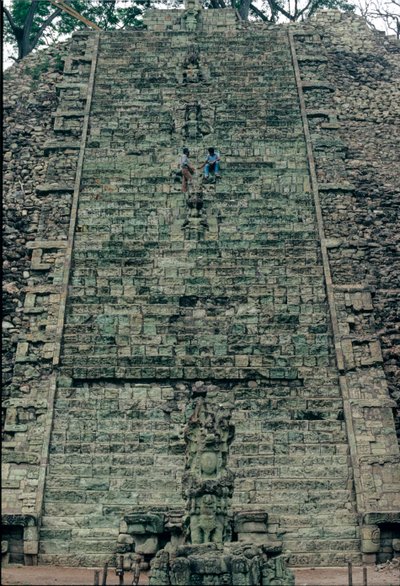 Copán, Scalinata Geroglifica, Tempio 26, Maya, Honduras, La Ruta Maya da Kenneth Garrett