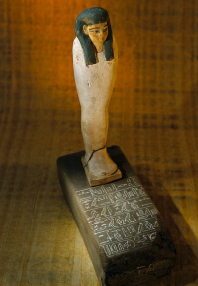 Mattone magico, Thutmosis IV; KV 43. I "Mattoni Magici" erano spesso posti in nicchie di tombe, 2009 (foto) da Kenneth Garrett