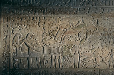 Rilievo da Abydos, manufatto; Egitto da Kenneth Garrett