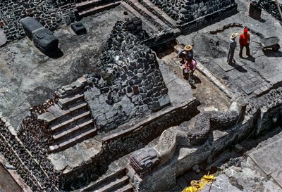 Tenochtitlan, Templo Mayor, Azteco, Calendario, Messico, Archeologia, Città del Messico, istit..., 2010 (foto) da Kenneth Garrett
