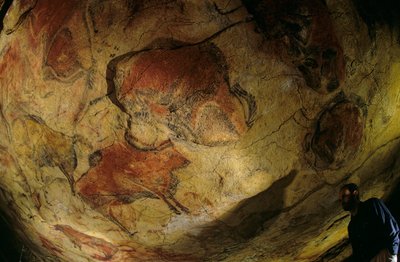 La galleria dei bisonti, Grotta di Altamira, Spagna da Kenneth Garrett